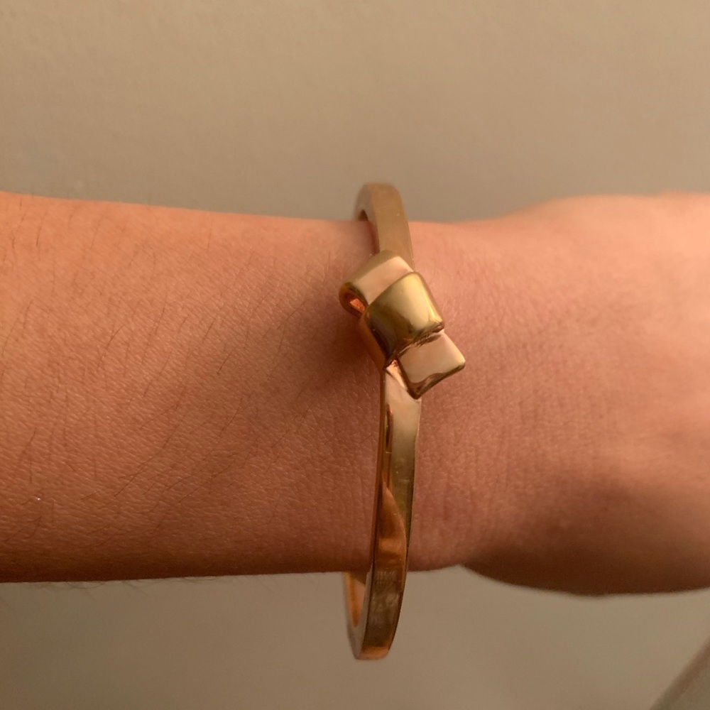 Kate Spade Rose Gold bracelet with bow